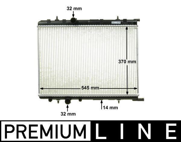 Radiateur moteur (Radiateur de refroidissement) MAHLE Aftermarket ref. CR 515 000P