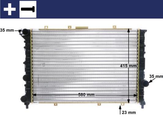 Radiateur moteur (Radiateur de refroidissement) MAHLE Aftermarket CR 520 000S
