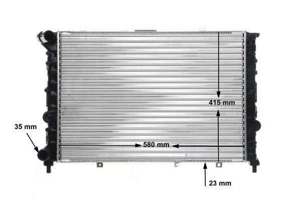 Radiateur moteur (Radiateur de refroidissement) MAHLE Aftermarket CR 521 000S