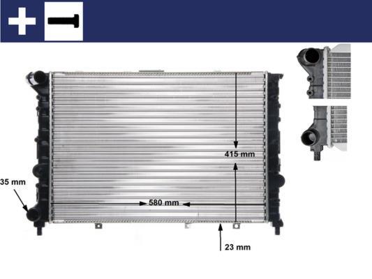 Radiateur moteur (Radiateur de refroidissement) MAHLE Aftermarket CR 521 000S