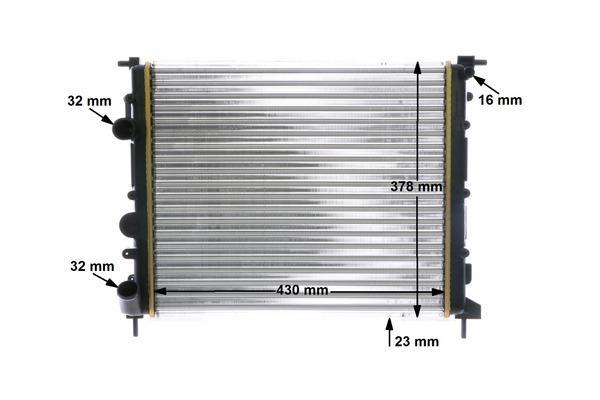 Radiateur moteur (Radiateur de refroidissement) MAHLE Aftermarket ref. CR 528 000S