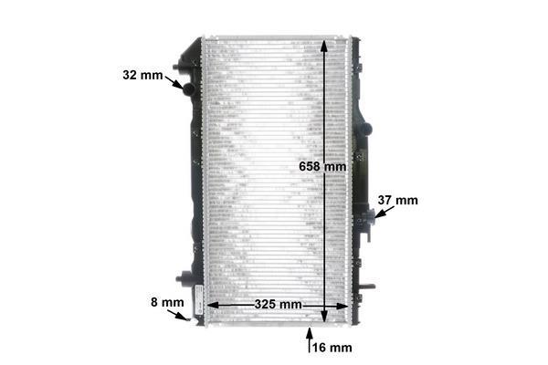 Radiateur moteur (Radiateur de refroidissement) MAHLE Aftermarket CR 533 000S