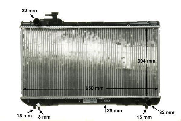 Radiateur moteur (Radiateur de refroidissement) MAHLE Aftermarket CR 542 000S