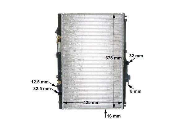 Radiateur moteur (Radiateur de refroidissement) MAHLE Aftermarket CR 547 000S