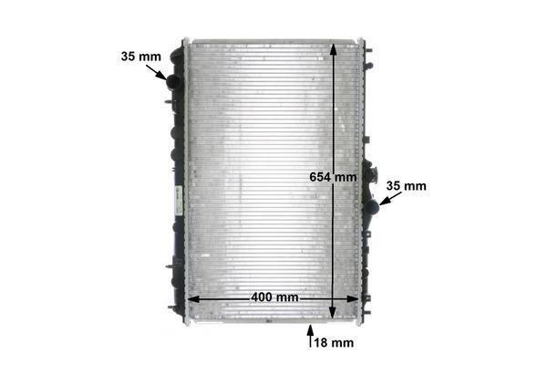 Radiateur moteur (Radiateur de refroidissement) MAHLE Aftermarket CR 549 000S