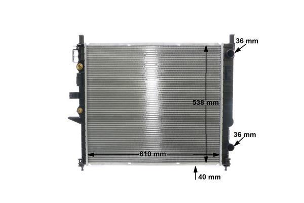 Radiateur moteur (Radiateur de refroidissement) MAHLE Aftermarket CR 554 000S