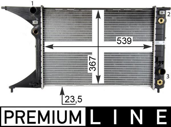 Radiateur moteur (Radiateur de refroidissement) MAHLE Aftermarket CR 559 000P