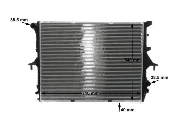 Radiateur moteur (Radiateur de refroidissement) MAHLE Aftermarket CR 571 000S