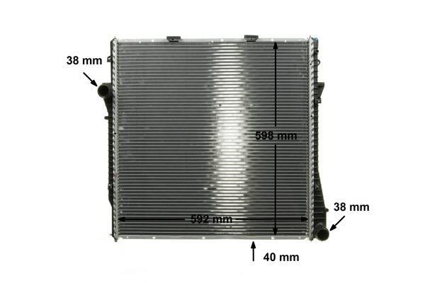Radiateur moteur (Radiateur de refroidissement) MAHLE Aftermarket CR 573 000P