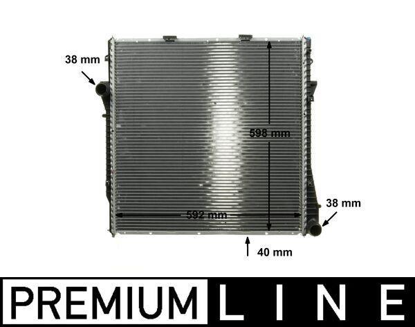 Radiateur moteur (Radiateur de refroidissement) MAHLE Aftermarket CR 573 000P