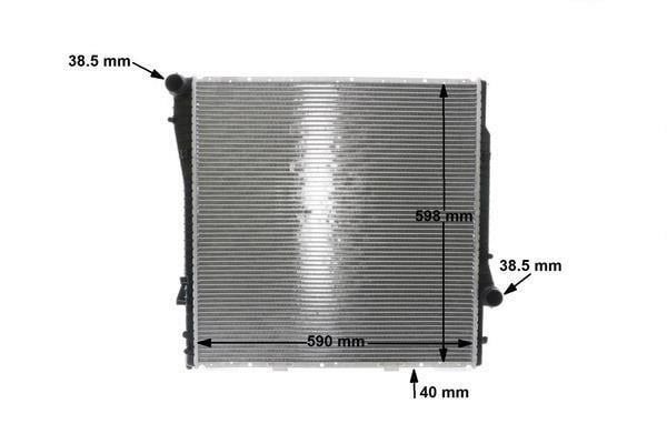 Radiateur moteur (Radiateur de refroidissement) MAHLE Aftermarket CR 573 000S
