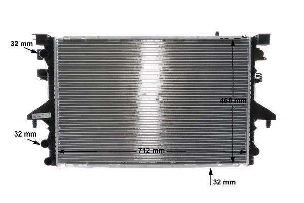 Radiateur moteur (Radiateur de refroidissement) MAHLE Aftermarket ref. CR 585 000S