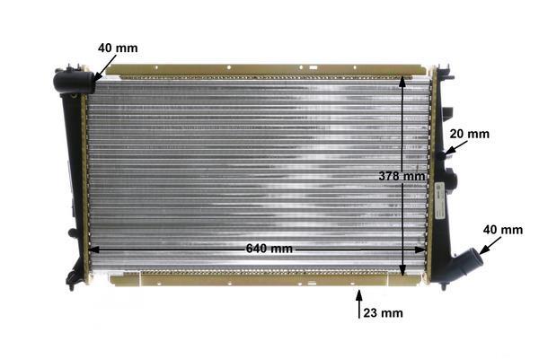 Radiateur moteur (Radiateur de refroidissement) MAHLE Aftermarket ref. CR 586 000S