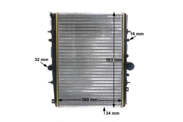 Radiateur moteur (Radiateur de refroidissement) MAHLE Aftermarket CR 590 000S