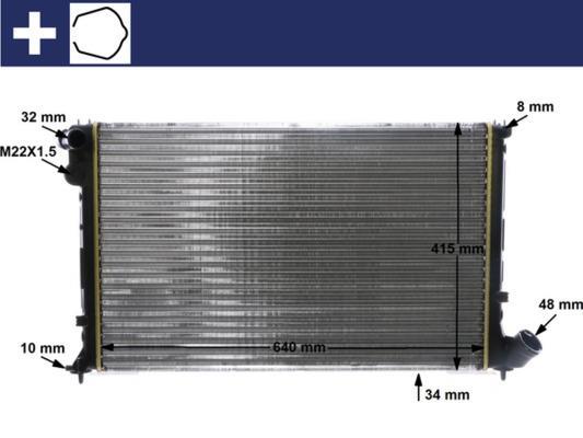 Radiateur moteur (Radiateur de refroidissement) MAHLE Aftermarket CR 594 000S