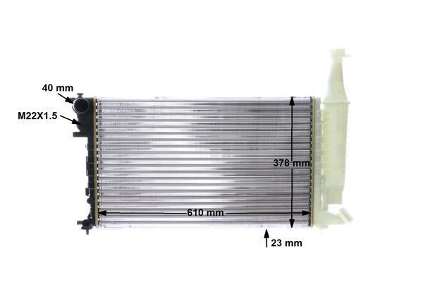 Radiateur moteur (Radiateur de refroidissement) MAHLE Aftermarket ref. CR 595 000S