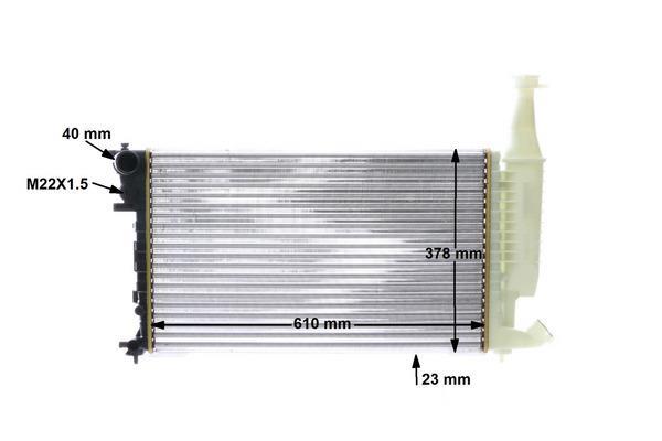 Radiateur moteur (Radiateur de refroidissement) MAHLE Aftermarket ref. CR 596 000S