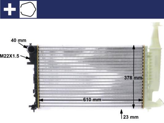 Radiateur moteur (Radiateur de refroidissement) MAHLE Aftermarket ref. CR 596 000S