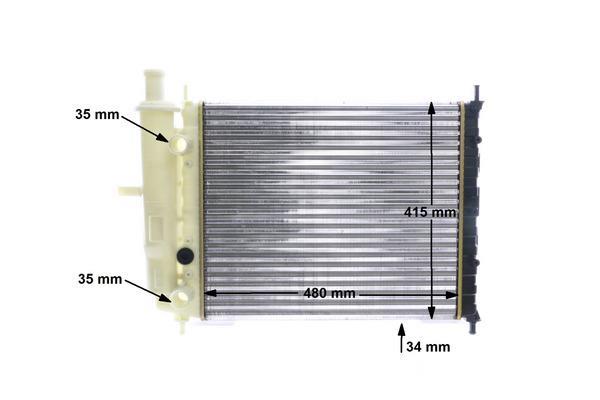 Radiateur moteur (Radiateur de refroidissement) MAHLE Aftermarket CR 599 000S