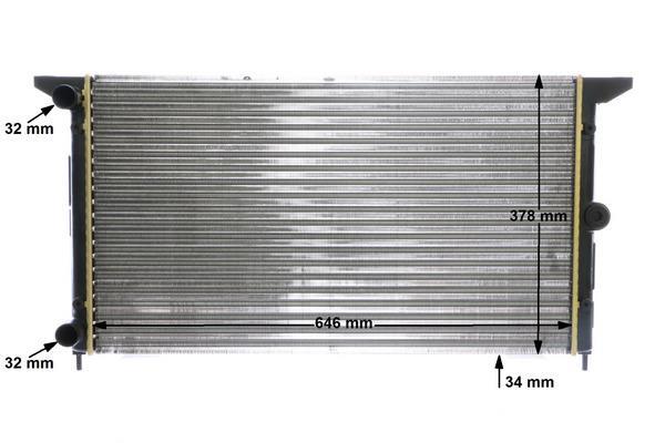 Radiateur moteur (Radiateur de refroidissement) MAHLE Aftermarket ref. CR 607 000S