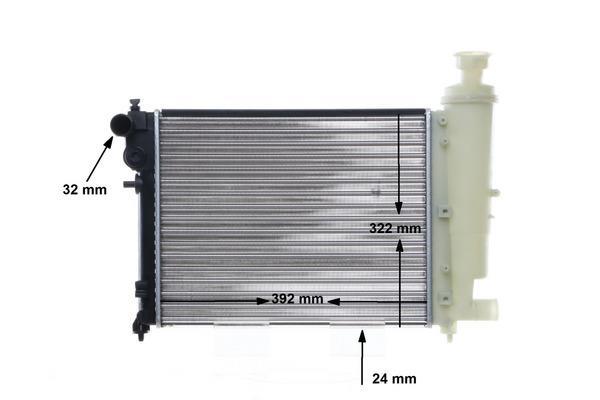 Radiateur moteur (Radiateur de refroidissement) MAHLE Aftermarket CR 613 000S