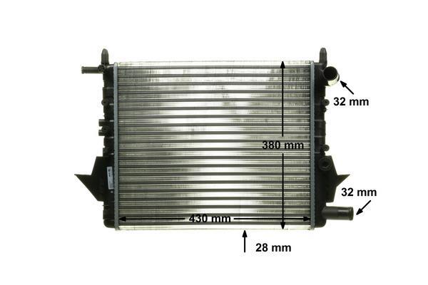 Radiateur moteur (Radiateur de refroidissement) MAHLE Aftermarket CR 614 000P