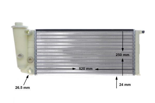 Radiateur moteur (Radiateur de refroidissement) MAHLE Aftermarket ref. CR 617 000S