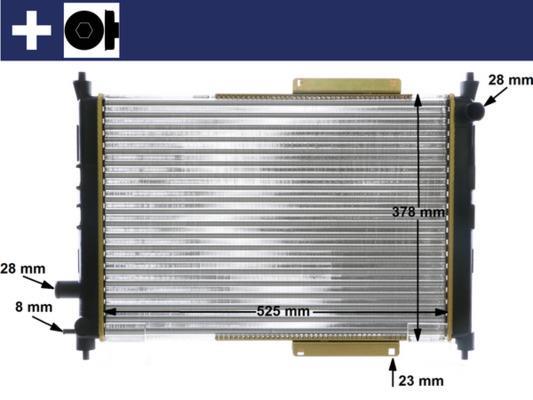 Radiateur moteur (Radiateur de refroidissement) MAHLE Aftermarket CR 622 000S