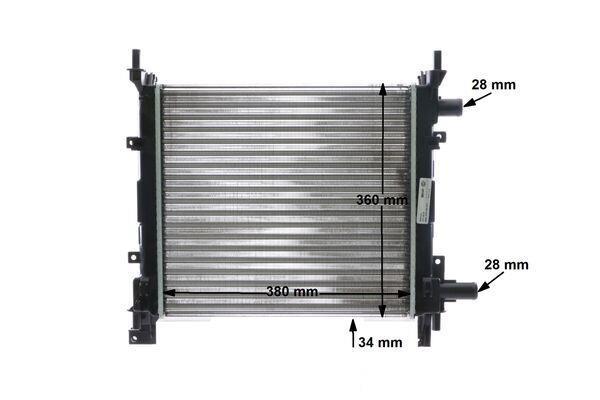 Radiateur moteur (Radiateur de refroidissement) MAHLE Aftermarket CR 626 000S