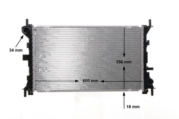 Radiateur moteur (Radiateur de refroidissement) MAHLE Aftermarket CR 627 000S