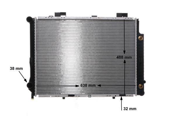 Radiateur moteur (Radiateur de refroidissement) MAHLE Aftermarket ref. CR 634 000S