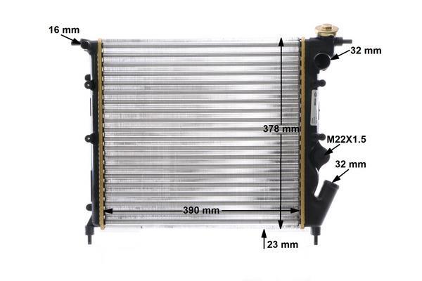 Radiateur moteur (Radiateur de refroidissement) MAHLE Aftermarket CR 642 000S