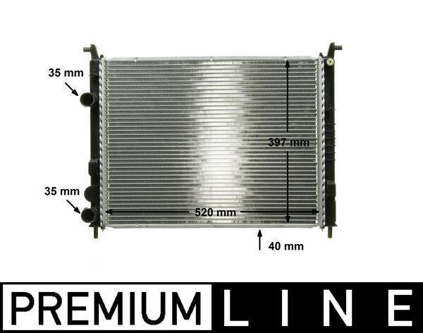 Radiateur moteur (Radiateur de refroidissement) MAHLE Aftermarket CR 645 000P