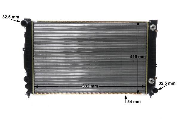 Radiateur moteur (Radiateur de refroidissement) MAHLE Aftermarket CR 648 000S