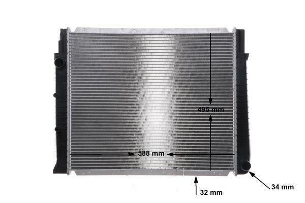 Radiateur moteur (Radiateur de refroidissement) MAHLE Aftermarket CR 659 000S