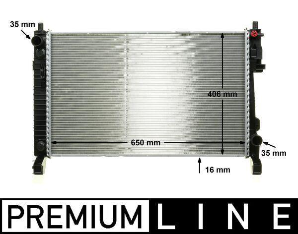 Radiateur moteur (Radiateur de refroidissement) MAHLE Aftermarket CR 661 000P
