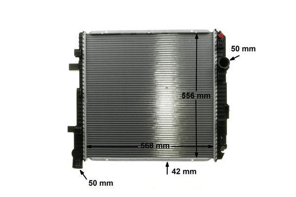 Radiateur moteur (Radiateur de refroidissement) MAHLE Aftermarket CR 662 000P