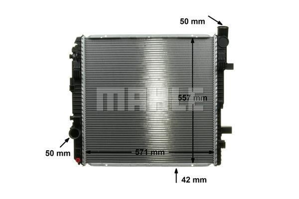 Radiateur moteur (Radiateur de refroidissement) MAHLE Aftermarket ref. CR 672 000P