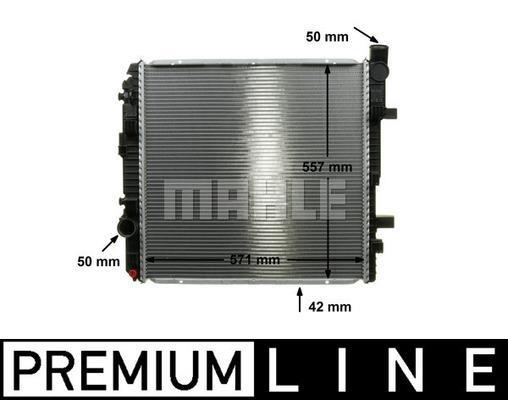 Radiateur moteur (Radiateur de refroidissement) MAHLE Aftermarket ref. CR 672 000P
