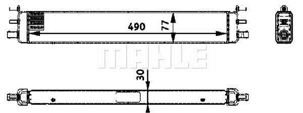 Radiateur moteur (Radiateur de refroidissement) MAHLE Aftermarket CR 729 000P