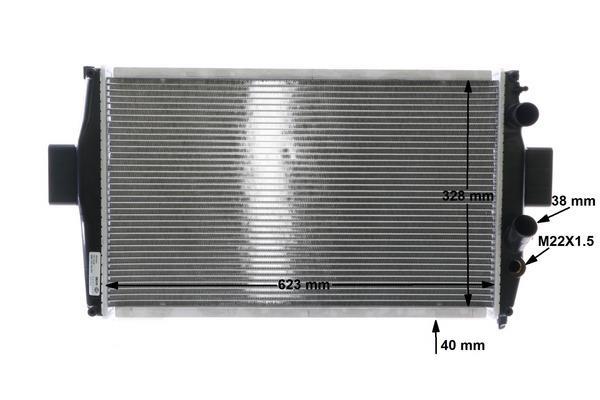 Radiateur moteur (Radiateur de refroidissement) MAHLE Aftermarket CR 739 000S