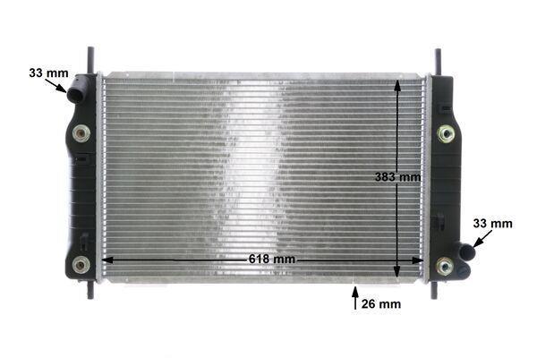 Radiateur moteur (Radiateur de refroidissement) MAHLE Aftermarket CR 741 000S