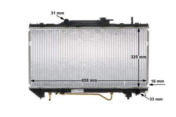 Radiateur moteur (Radiateur de refroidissement) MAHLE Aftermarket CR 746 000S