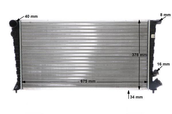 Radiateur moteur (Radiateur de refroidissement) MAHLE Aftermarket CR 750 000S