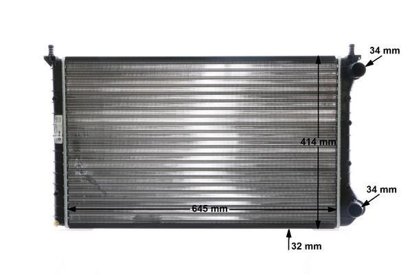 Radiateur moteur (Radiateur de refroidissement) MAHLE Aftermarket ref. CR 753 000S