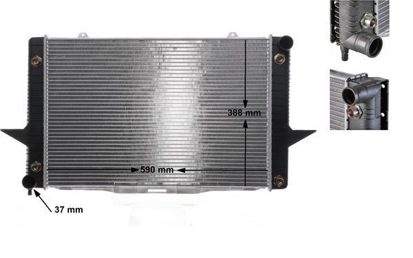 Radiateur moteur (Radiateur de refroidissement) MAHLE Aftermarket ref. CR 764 000S