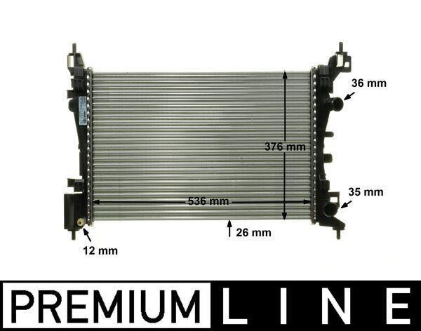 Radiateur moteur (Radiateur de refroidissement) MAHLE Aftermarket CR 774 000P
