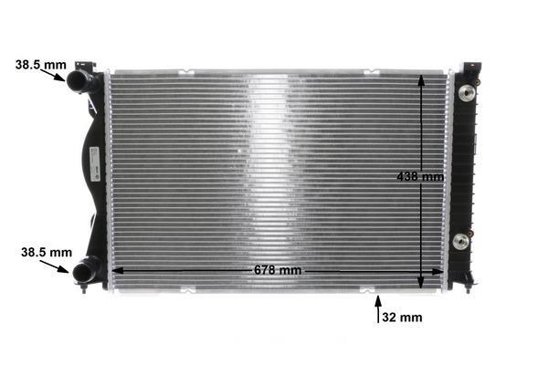 Radiateur moteur (Radiateur de refroidissement) MAHLE Aftermarket CR 790 000S
