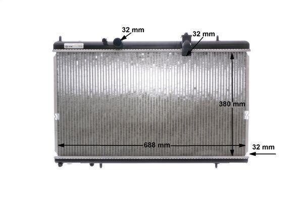 Radiateur moteur (Radiateur de refroidissement) MAHLE Aftermarket CR 801 000S