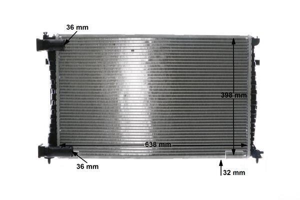 Radiateur moteur (Radiateur de refroidissement) MAHLE Aftermarket CR 803 000S